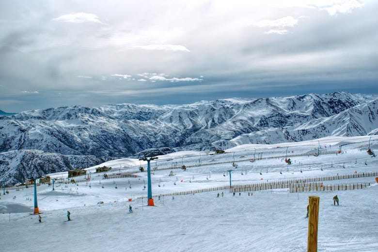 Pistas de esquí en Valle Nevado