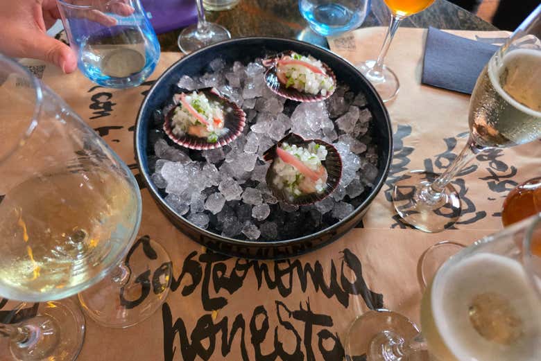 Comeremos en un restaurante del barrio Lastarria