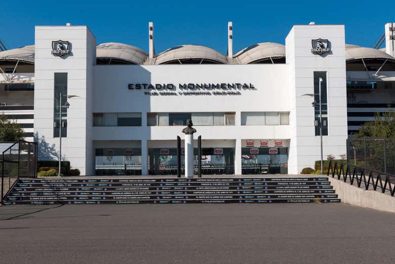 The entrance to the Stadium