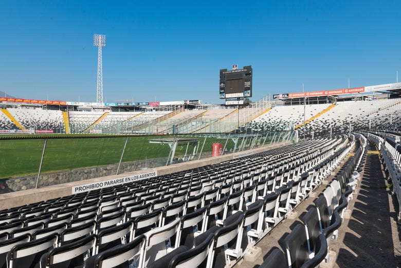 The terraces of the Estadio Monumental