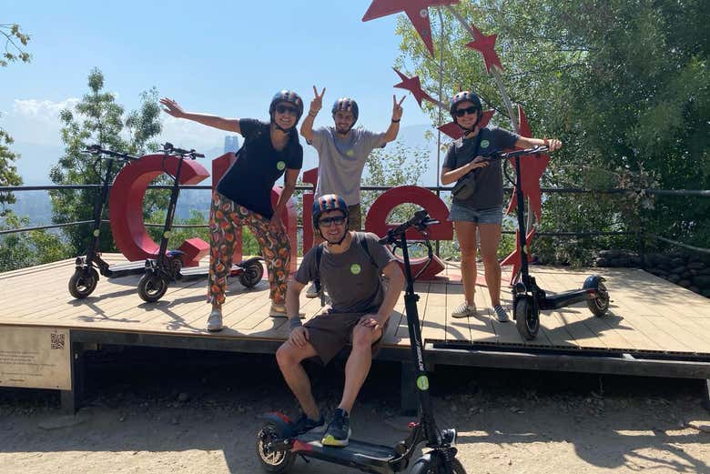 Photo de groupe au belvédère