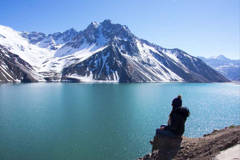Disfrutando de la excursión al Cajón del Maipo