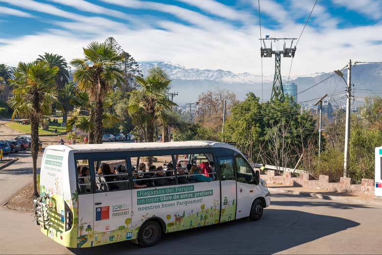 El bús panorámico de Parquemet