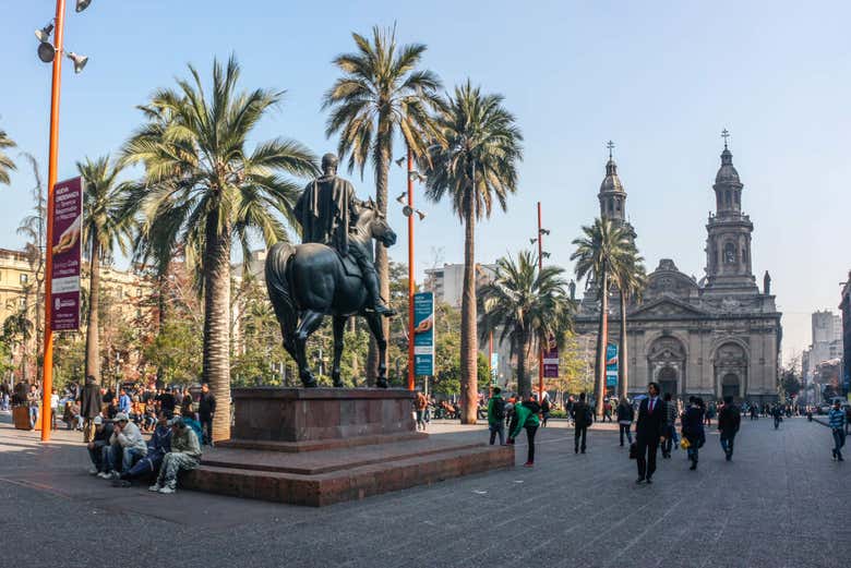 Plaza de armas de Santiago