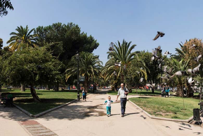 Plaza Brasil del barrio Yungay