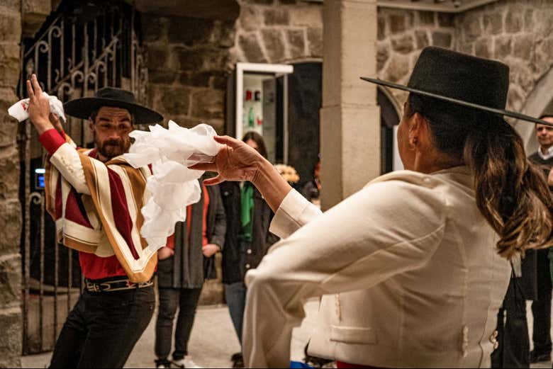 Tradicional baile de cueca chilena