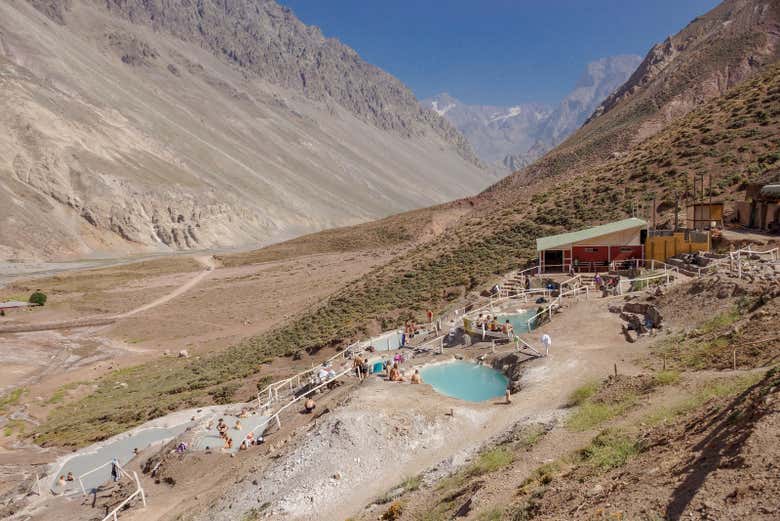 Piscinas naturais vistas do alto