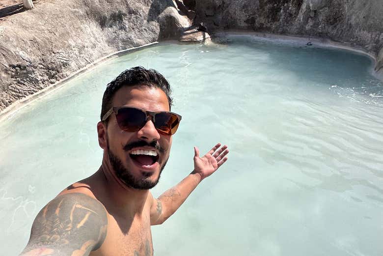 Aproveitando o banho terapêutico