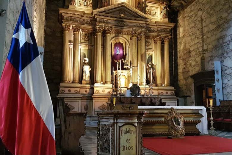 O altar da Igreja de San Francisco