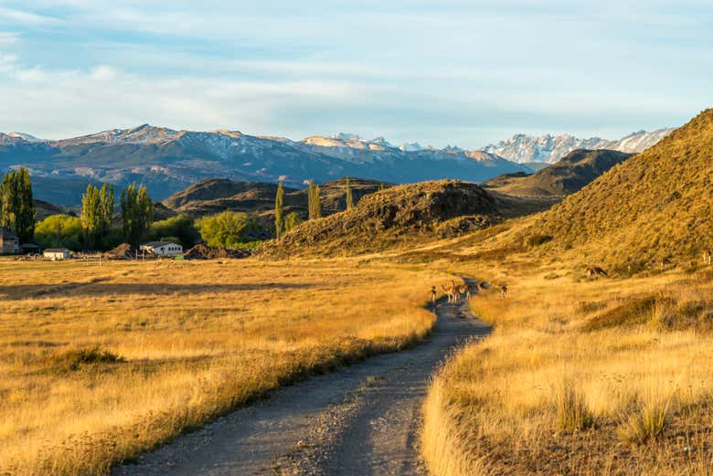 Paisagem em Cuesta de Chacabuco