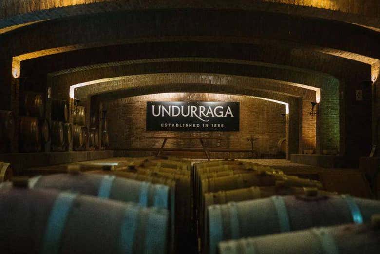 Interior da Vinícola Undurraga
