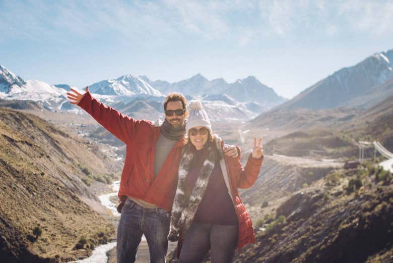 Na represa El Yeso