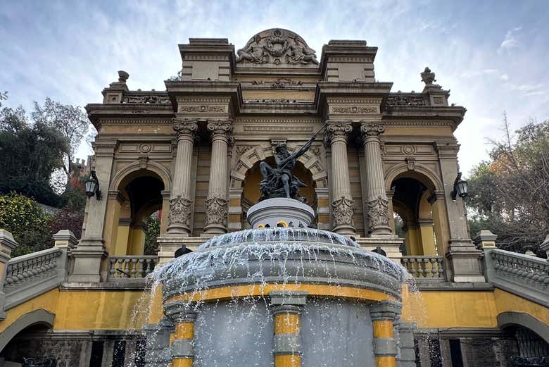 Fonte do cerro Santa Lucía