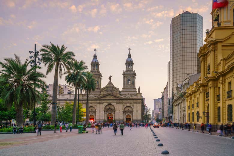 La Plaza de Armas de Santiago