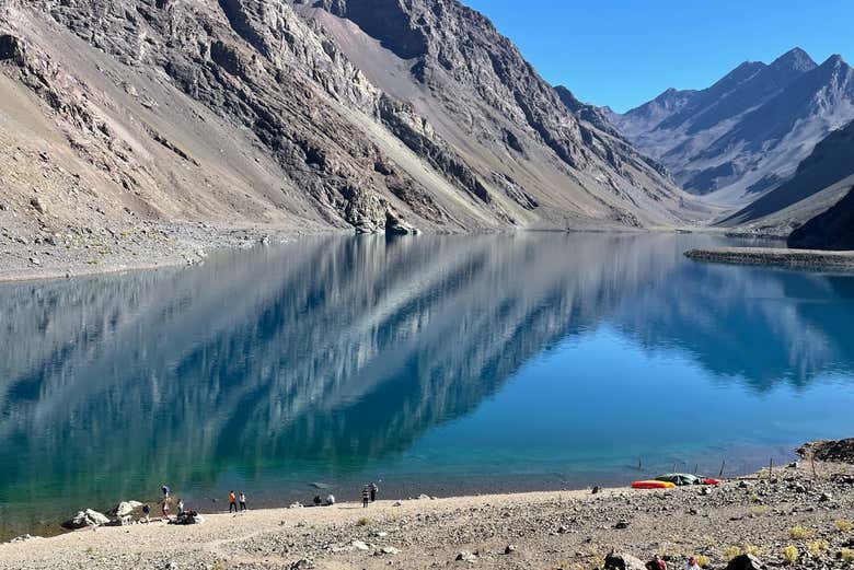 Panorâmica da Laguna del Inca