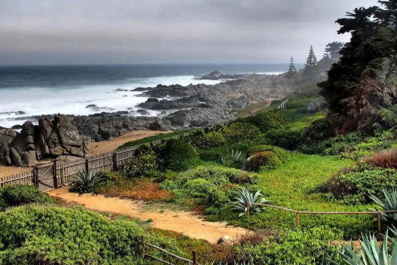 La vista desde la Casa de Isla Negra