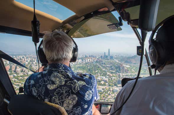 Paseo en helicóptero por Santiago de Chile