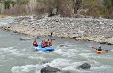 Ruta privada de rafting en el río Maipo