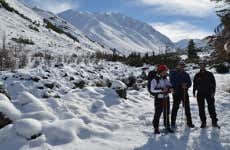 Balade en raquettes à neige dans le Cajón del Maipo