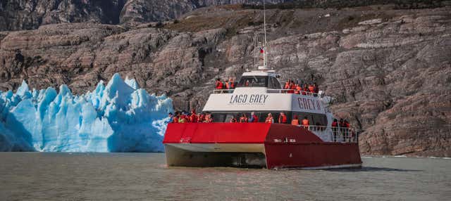 Grey Lake Boat Trip + Beach & Glacier Visit