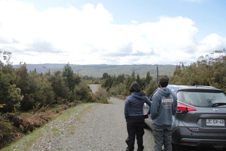 Admire the impressive landscape