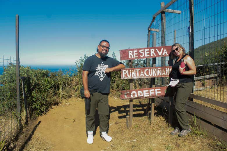 Cartelli della Riserva Punta Curiñanco