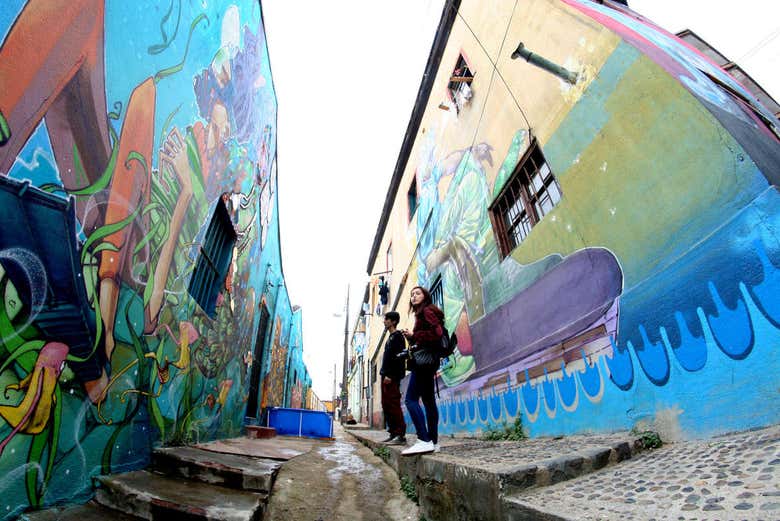 Tour della street art di Valparaíso
