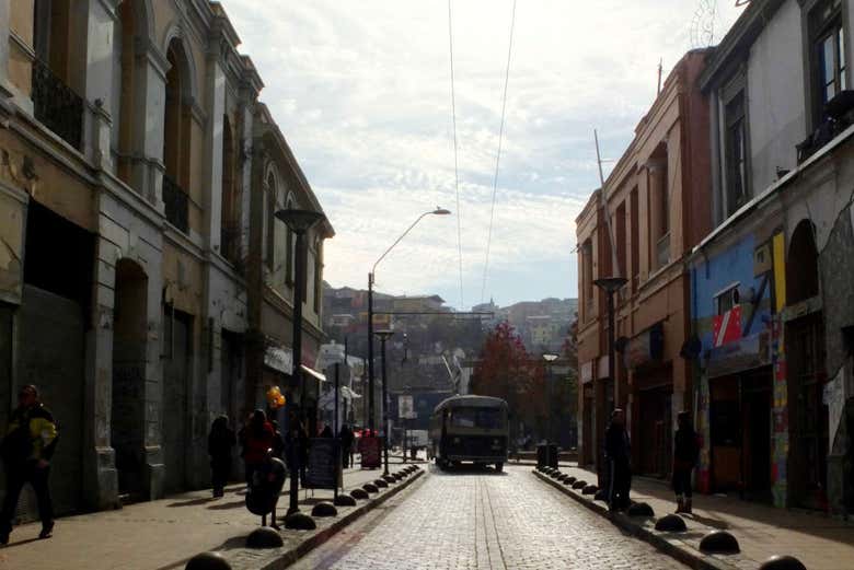 Trolebus en Barrio Puerto