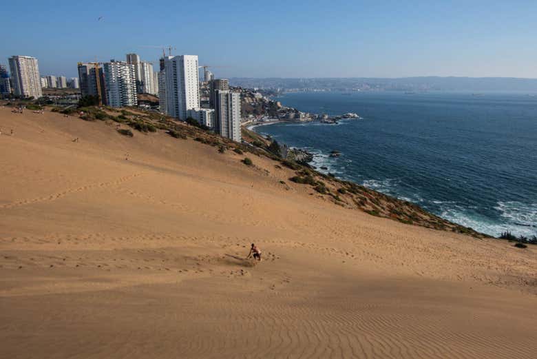 Practicaremos sandboarding junto al Pacífico