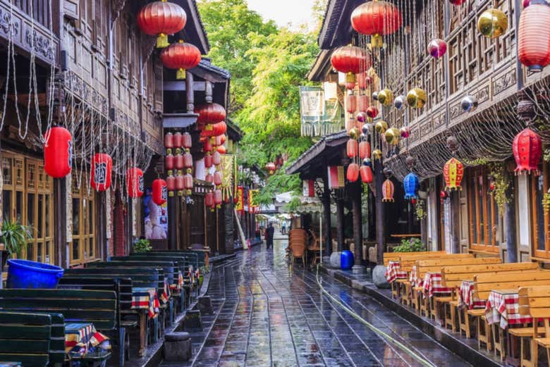 Jinli, la calle comercial de Chengdú