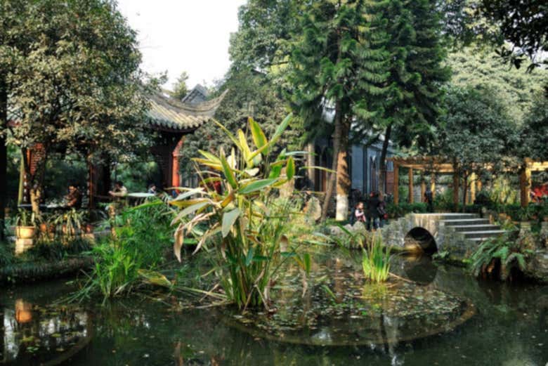 Jardín del Pueblo, situado en el centro de Chengdú