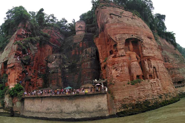 La maestosità del Buddha gigante