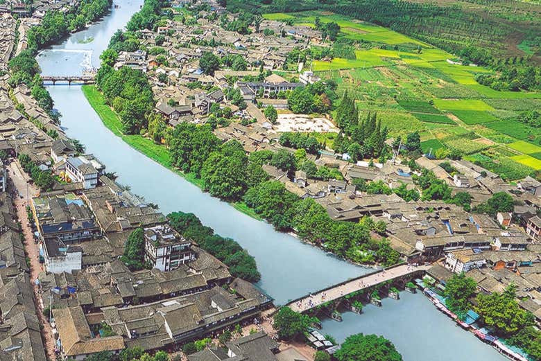 Vista aérea de Pingle
