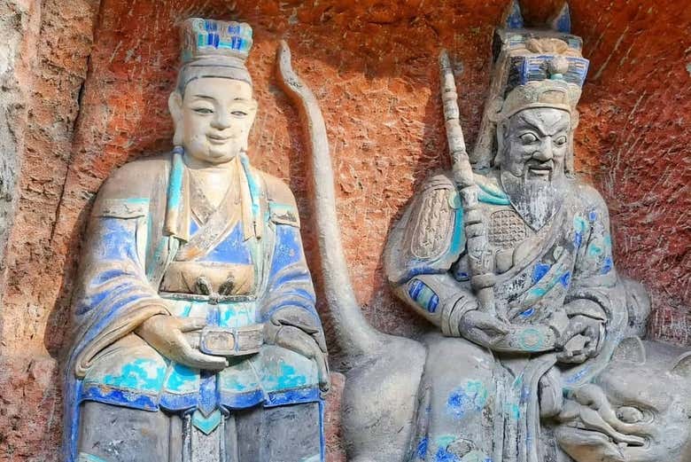 Estatua del dios Zhao Gongming
