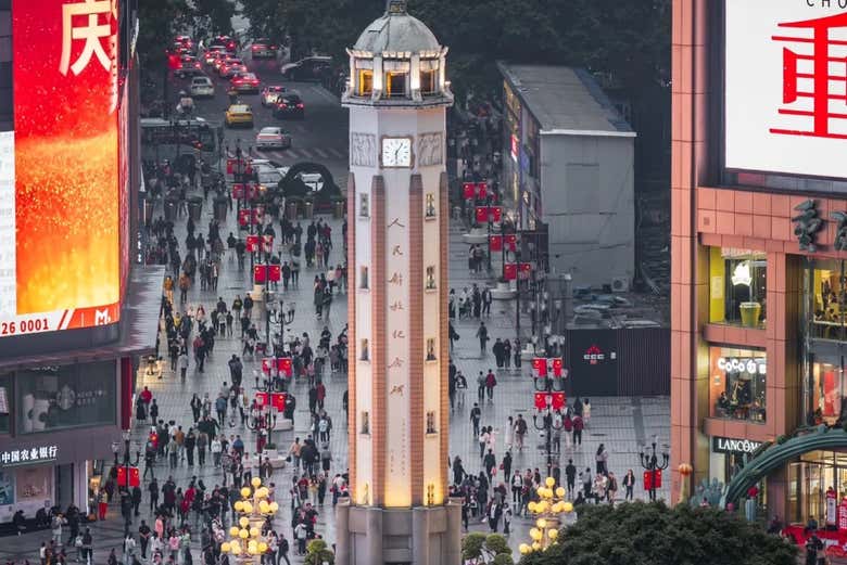 Monumento a la Liberación, Jiefangbei