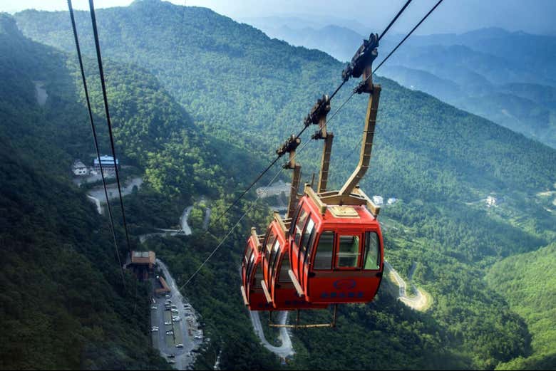 Teleférico del monte Jinfoshan