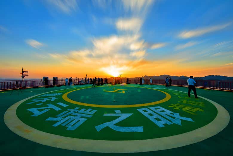 La piattaforma d'osservazione a 360 gradi