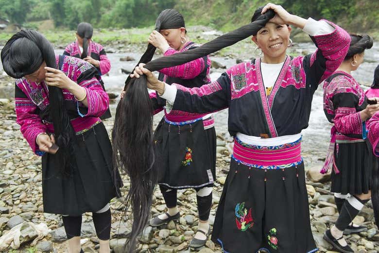 Mujeres de la etnia yao