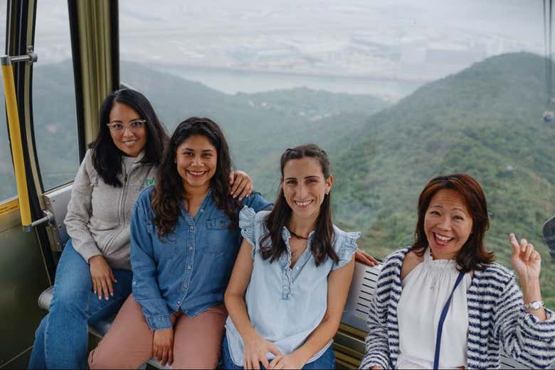 Disfrutando de Lantau con amigas