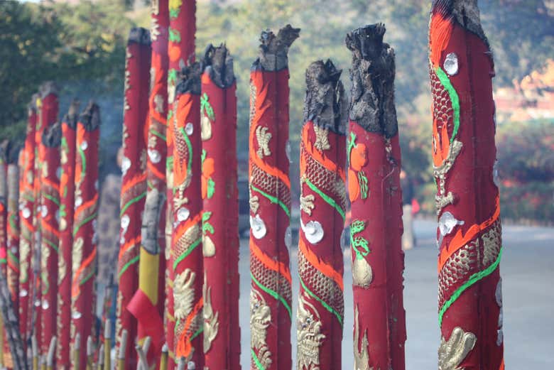 Bâtons d'encens chinois