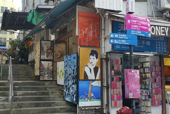 Las callejuelas en Hong Kong