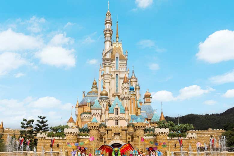 Castelo da Disneyland Hong Kong