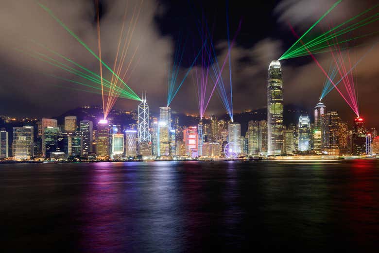 Symphony of Lights à Hong Kong