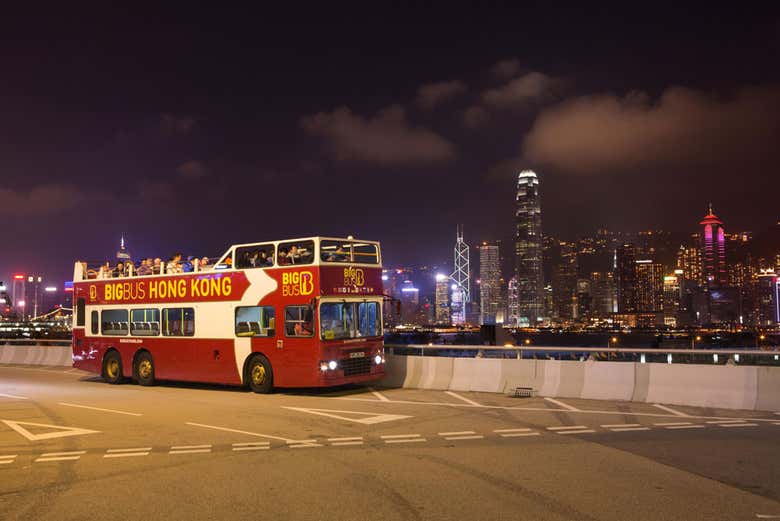 Tour noturno por Hong Kong