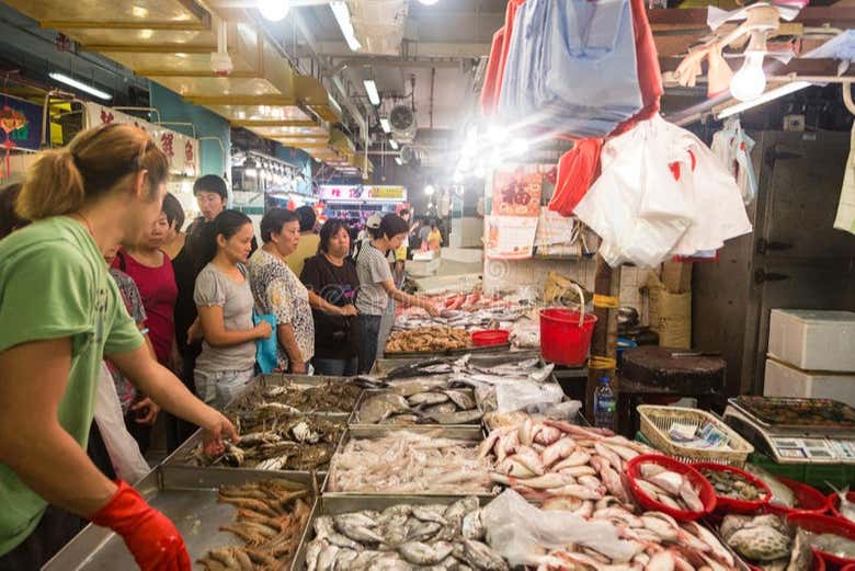 Mercato del pesce di Hong Kong