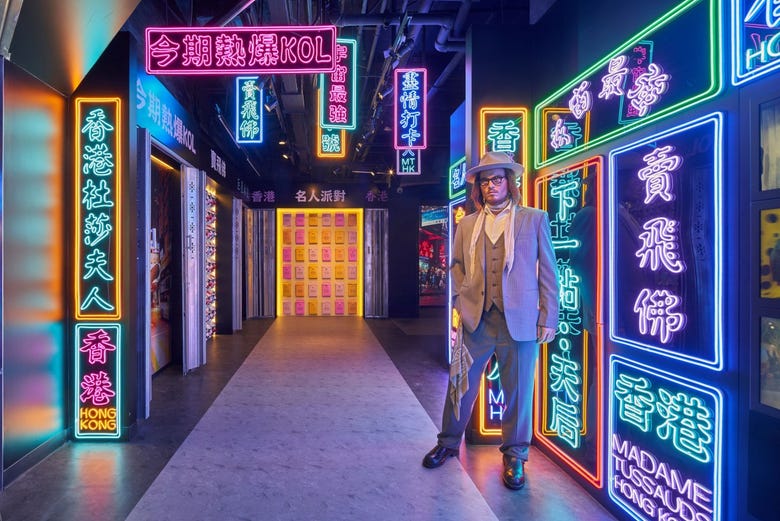Johnny Deep au musée Madame Tussauds de Hong Kong