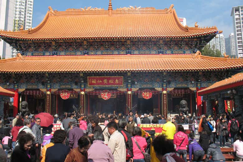 L'un des temples locaux