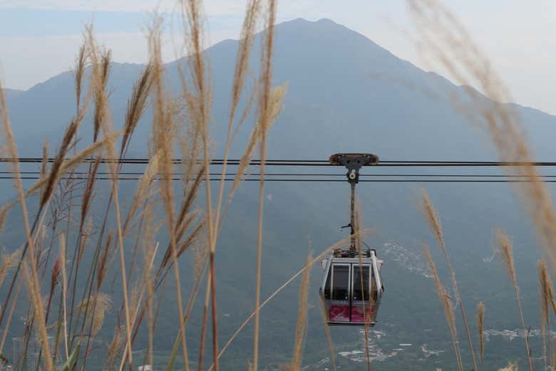 Vue sur le téléphérique