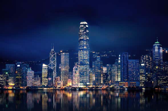 Tour noturno por Hong Kong