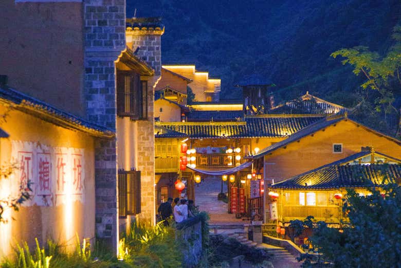 Cae la noche en Wangxian Valley